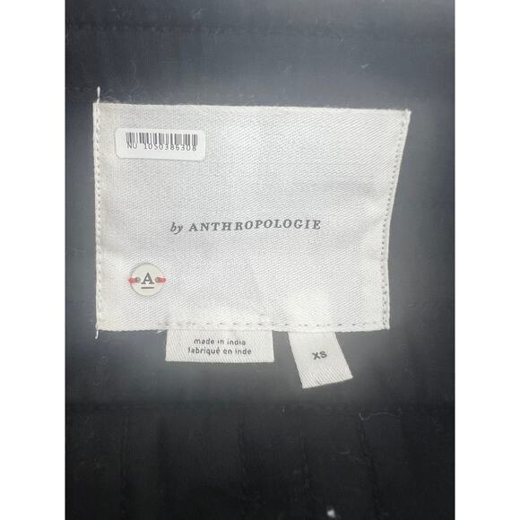 Anthropologie Quilted Puff Sleeve Jacket in Black - Picture 8 of 11